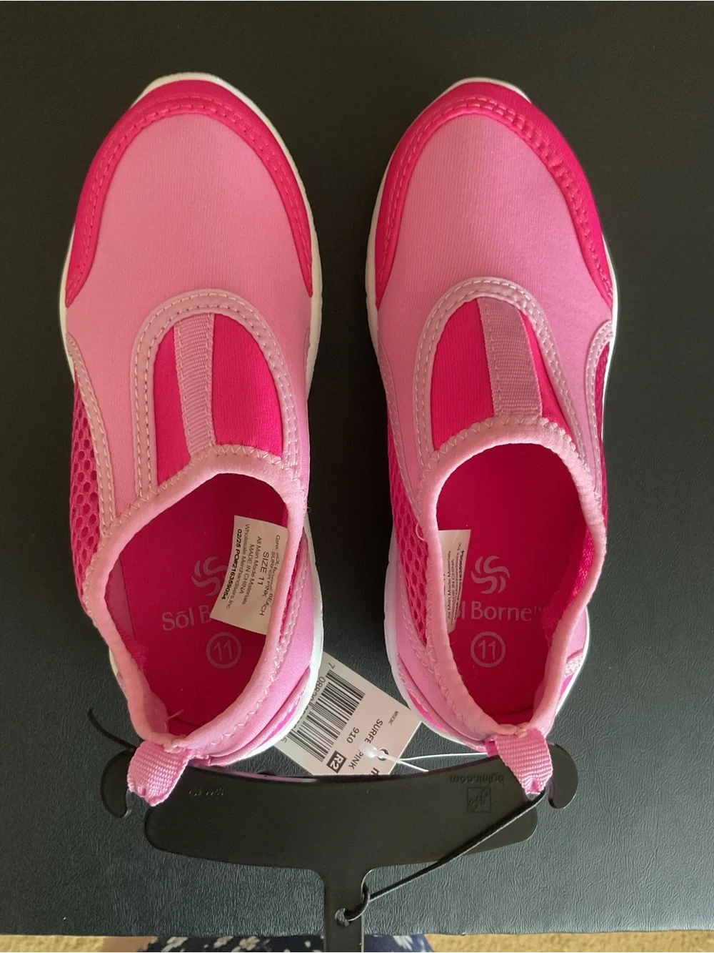 NWT SOL BORNE Water Shoes Pink Size 11